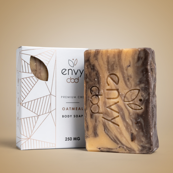 Envy CBD - Body Soap Bar 250MG Broad Spectrum CBD Topical - Image 3
