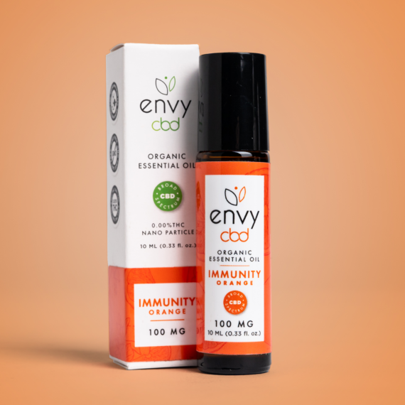 Envy CBD - Essential Oil Roll-On 100MG Broad Spectrum CBD Topical - Image 3