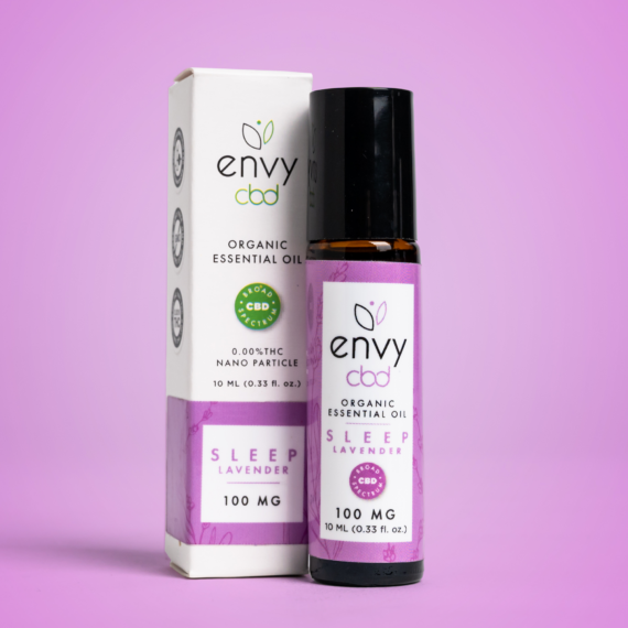 Envy CBD - Essential Oil Roll-On 100MG Broad Spectrum CBD Topical - Image 5