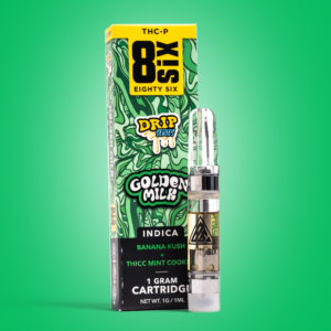 Golden Milk THC-P Vape Cartridge (Banana Kush)